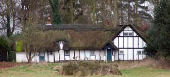 Ye Barn seen from Bedford Road January 2008